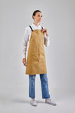 12C Cross Back Apron ผ้ากันเปื้อนสายไขว้หลัง (Latte Brown, น้ำตาลอ่อน)