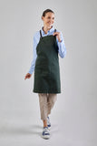 Motion Light Apron, ผ้ากันเปื้อน รุ่นMotion Lightสายไขว้หลัง (Basil, เขียวเข้ม)