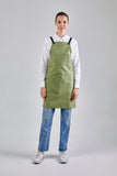 12C Cross Back Apron ผ้ากันเปื้อนสายไขว้หลัง (Grass Green, เขียวอ่อน)