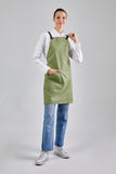 12C Cross Back Apron ผ้ากันเปื้อนสายไขว้หลัง (Grass Green, เขียวอ่อน)