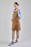 12C Cross Back Apron ผ้ากันเปื้อนสายไขว้หลัง (CINNAMON BROWN)