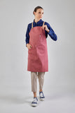 12C Cross Back Apron ผ้ากันเปื้อนสายไขว้หลัง (Rose Pink, ชมพู)