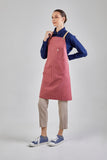 12C Cross Back Apron ผ้ากันเปื้อนสายไขว้หลัง (Rose Pink, ชมพู)