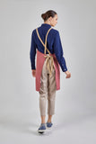 12C Cross Back Apron ผ้ากันเปื้อนสายไขว้หลัง (Rose Pink, ชมพู)