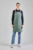 12C Cross Back Apron ผ้ากันเปื้อนสายไขว้หลัง (Forest Green , เขียวเข้ม)