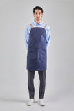 12C Cross Back Apron ผ้ากันเปื้อนสายไขว้หลัง (CHARCOAL BLUE, น้ำเงินเข้ม)