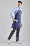 12C Cross Back Apron ผ้ากันเปื้อนสายไขว้หลัง (CHARCOAL BLUE, น้ำเงินเข้ม)