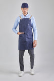 12C Cross Back Apron ผ้ากันเปื้อนสายไขว้หลัง (CHARCOAL BLUE, น้ำเงินเข้ม)