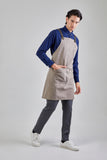 12C Cross Back Apron ผ้ากันเปื้อนสายไขว้หลัง (Grey, เทา)