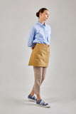 12C Short Apron ผ้ากันเปื้อนตัวสั้น (Latte Brown, น้ำตาลอ่อน)