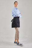 Motion Light Short Apron (Charcoal Black, สีดำชาร์โคล)