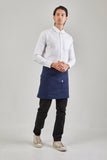 Motion Light Short Apron (Navy Blue, สีน้ำเงินเข้ม)