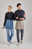 12C Short Apron ผ้ากันเปื้อนตัวสั้น (Grey, เทา)