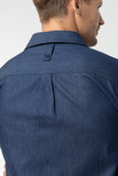 Indigo work shirt : 3/4 sleeve  (Indigo Blue, น้ำเงินอินดิโก)