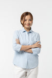 M.Grey Shirt : 3/4 sleeve (ฺBlue : ฟ้า)