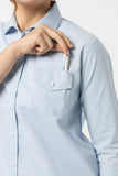 M.Grey Shirt : 3/4 sleeve (ฺBlue : ฟ้า)