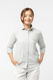 M.Grey Shirt : 3/4 sleeve (Grey, เทา)