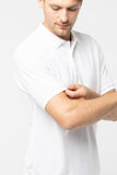 Polo Shirt เสื้อโปโล TC (White, สีขาว)(Unisex)