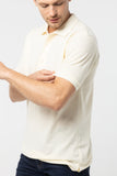 Polo Shirt เสื้อโปโล  TC (Cream, สีครีม)(Unisex)