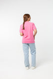 Polo Shirt เสื้อโปโล Cotton (Pink 102 , สีชมพู)(Unisex)