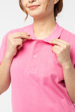 Polo Shirt เสื้อโปโล Cotton (Pink 102 , สีชมพู)(Unisex)