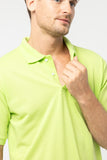 Polo Shirt เสื้อโปโล TC (Lime Green, สีเขียวมะนาว)(Unisex)