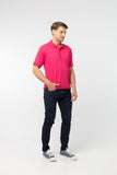 Polo Shirt เสื้อโปโล TC (Hot Pink, สีชมพูบานเย็น)(Unisex)