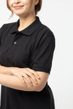 Polo Shirt เสื้อโปโล Cotton (Black 111 , สีดำ)(Unisex)