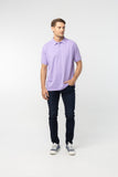 Polo Shirt เสื้อโปโล TC (Light Purple 112 , สีม่วงอ่อน)(Unisex)