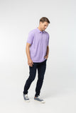 Polo Shirt เสื้อโปโล TC (Light Purple 112 , สีม่วงอ่อน)(Unisex)