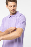 Polo Shirt เสื้อโปโล TC (Light Purple 112 , สีม่วงอ่อน)(Unisex)