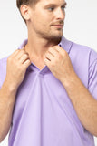 Polo Shirt เสื้อโปโล TC (Light Purple 112 , สีม่วงอ่อน)(Unisex)