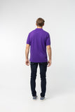 Polo Shirt เสื้อโปโล TC  (Dark Purple 113 , สีม่วงเข้ม)(Unisex)