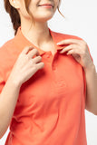 Polo Shirt เสื้อโปโล Cotton (Punch 113 , สีน้ำพันช์)(Unisex)