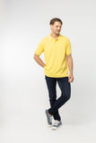 Polo Shirt เสื้อโปโล TC (Yellow 116 , สีเหลือง)(Unisex)