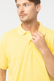 Polo Shirt เสื้อโปโล TC (Yellow 116 , สีเหลือง)(Unisex)