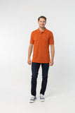 Polo Shirt เสื้อโปโล TC (Clay 120 , สีอิฐ)(Unisex)