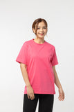 T-Shirt เสื้อยืด (Hot Pink, สีบานเย็น)(Unisex)