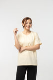 T-Shirt เสื้อยืด (Cream, สีครีม)(Unisex)