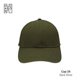 Cap หมวกแก๊ป (Dark Olive 034)