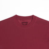 Common Colour T-Shirt Maroon Red