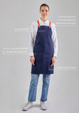 Motion Light Apron, ผ้ากันเปื้อน รุ่นMotion Lightสายไขว้หลัง (Navy Blue, น้ำเงินเข้ม)