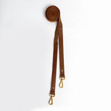 Siphon Leather Strap Light brown (สายผ้ากันเปื้อนแบบตะขอ สีน้ำตาลอ่อน) 1 คู่ (2 เส้น)