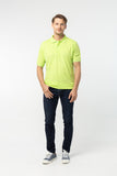 Polo Shirt เสื้อโปโล TC (Lime Green, สีเขียวมะนาว)(Unisex)