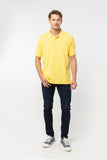 Polo Shirt เสื้อโปโล TC (Yellow 116 , สีเหลือง)(Unisex)