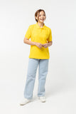 Polo Shirt เสื้อโปโล Cotton (Yellow 103 , สีเหลือง)(Unisex)