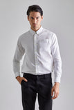 Oxford shirt เชิ้ต ผ้าอ๊อกฟอร์ด แขนยาว (White,ขาว)