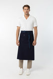 SOLID BLUE BISTRO APRON (Indigo Blue, อินดิโกน้ำเงินเข้ม)