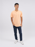 Polo Shirt เสื้อโปโล (Peach, สีพีช)(Unisex)