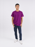 T-Shirt เสื้อยืด (Violet, สีม่วง)(Unisex)